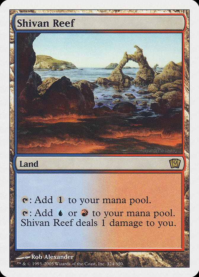 Shivan Reef [Ninth Edition] Magic: The Gathering