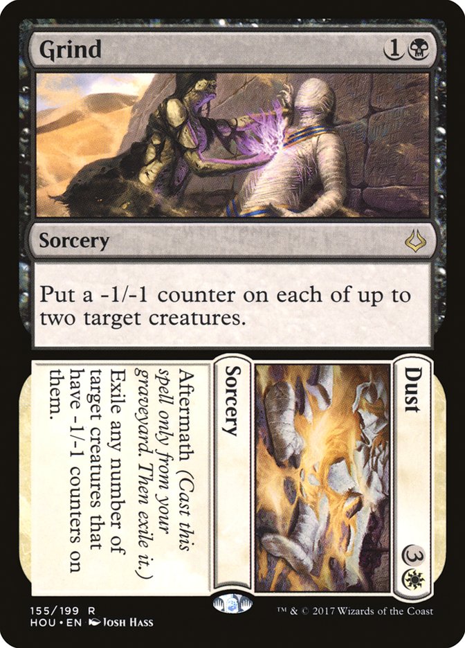 Grind // Dust [Hour of Devastation] Magic: The Gathering