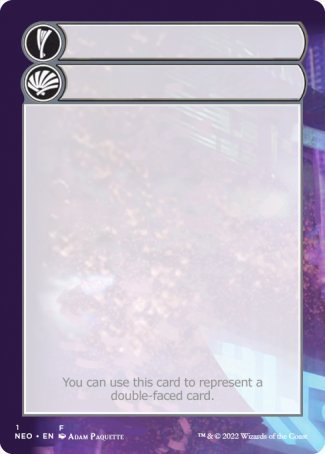 Helper Card (1/9) [Kamigawa: Neon Dynasty Tokens] Magic: The Gathering