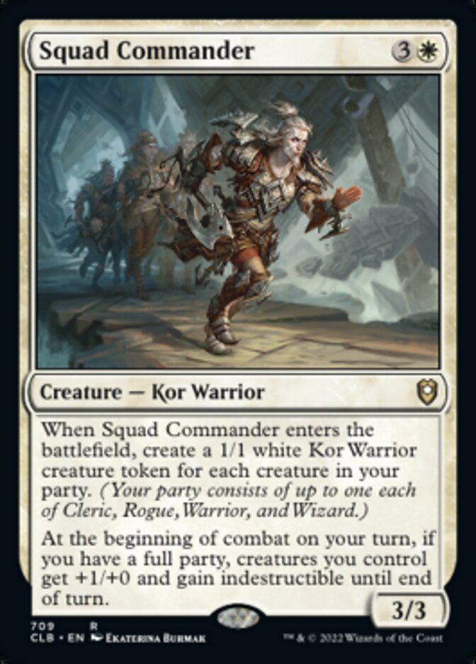 Squad Commander [Commander Legends: Battle for Baldur's Gate] Magic: The Gathering