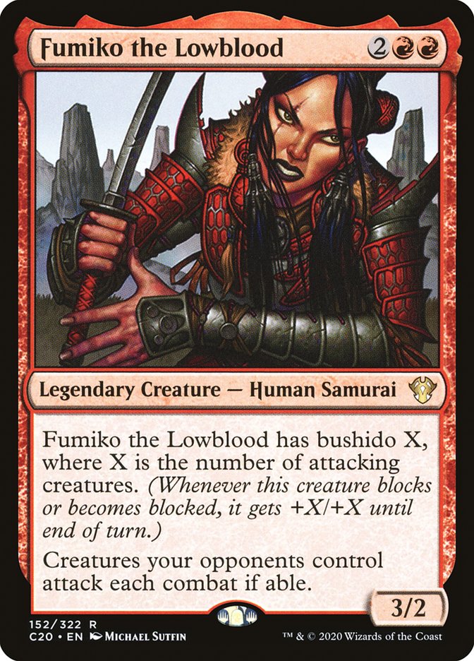 Fumiko the Lowblood [Commander 2020] Magic: The Gathering