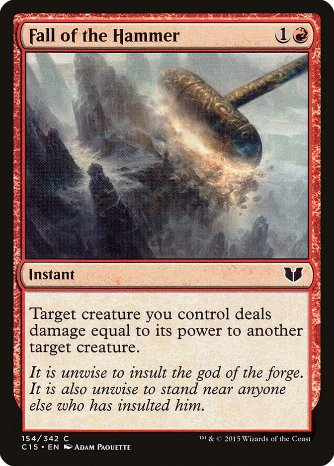 Fall of the Hammer [Commander 2015] Magic: The Gathering