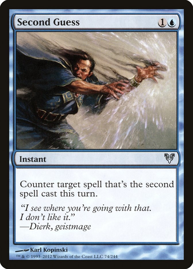 Second Guess [Avacyn Restored] Magic: The Gathering