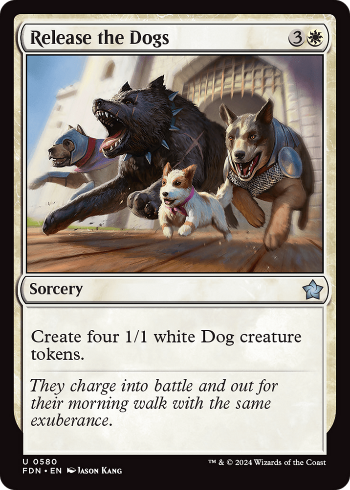 Release the Dogs [Foundations] Magic: The Gathering