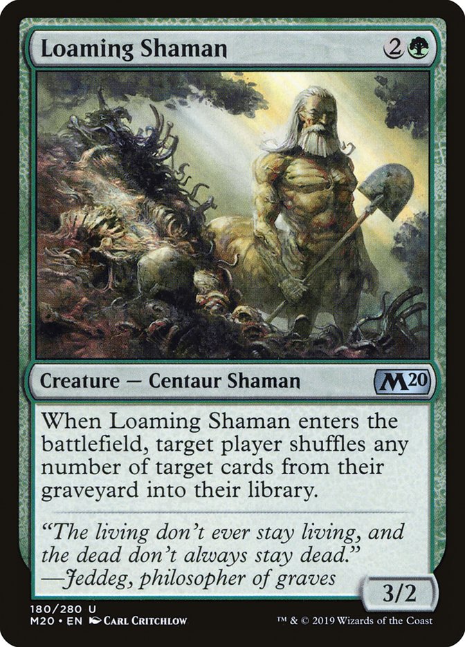 Loaming Shaman [Core Set 2020] Magic: The Gathering