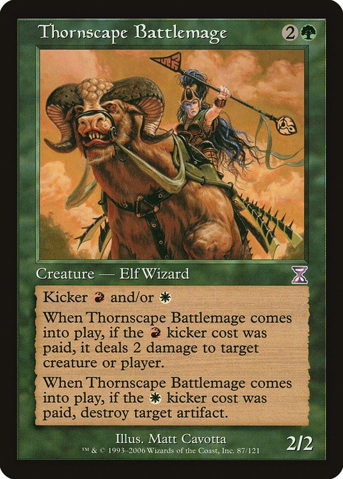 Thornscape Battlemage [Time Spiral Timeshifted] Magic: The Gathering