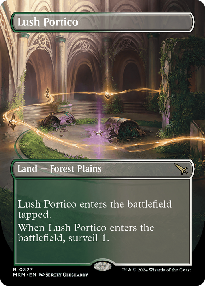 Lush Portico (Borderless) [Murders at Karlov Manor] Magic: The Gathering