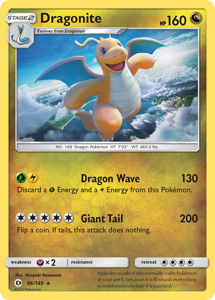 Dragonite (96/149) [Sun & Moon: Base Set] Pokémon