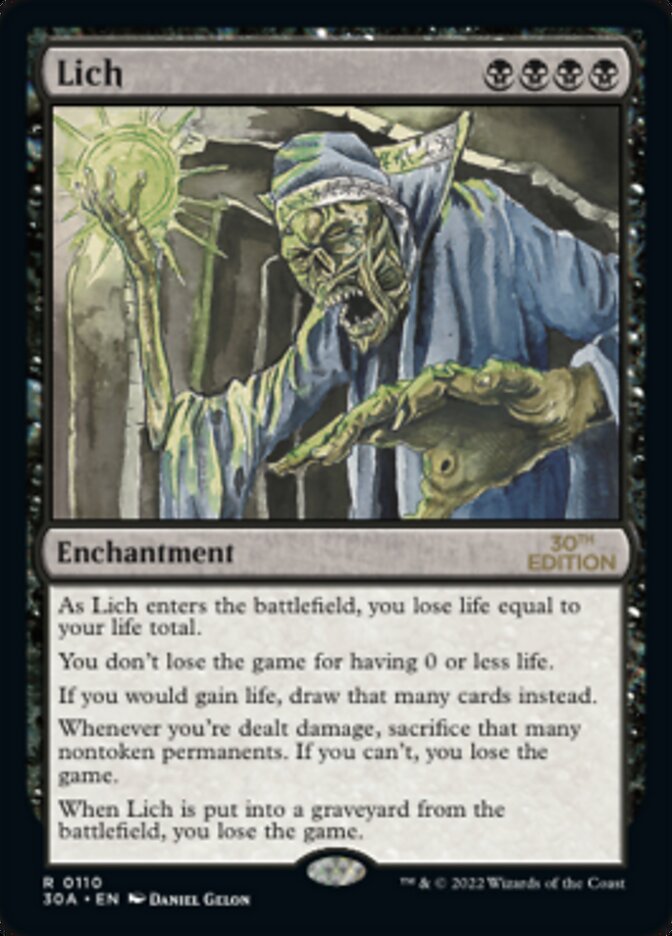 Lich [30th Anniversary Edition] Magic: The Gathering
