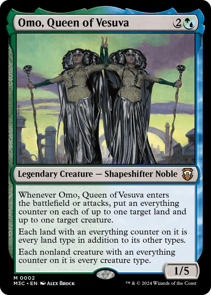 Omo, Queen of Vesuva [Modern Horizons 3 Commander] Magic: The Gathering