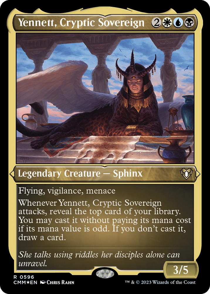 Yennett, Cryptic Sovereign (Foil Etched) [Commander Masters] Magic: The Gathering