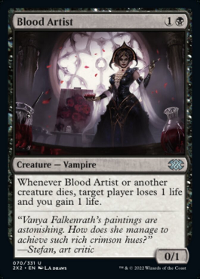 Blood Artist [Double Masters 2022] Magic: The Gathering