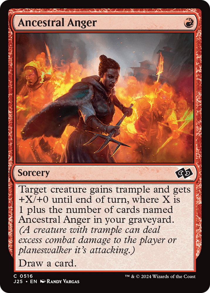 Ancestral Anger [Foundations Jumpstart] Magic: The Gathering