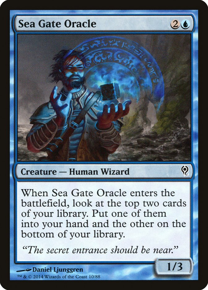 Sea Gate Oracle [Duel Decks: Jace vs. Vraska] Magic: The Gathering