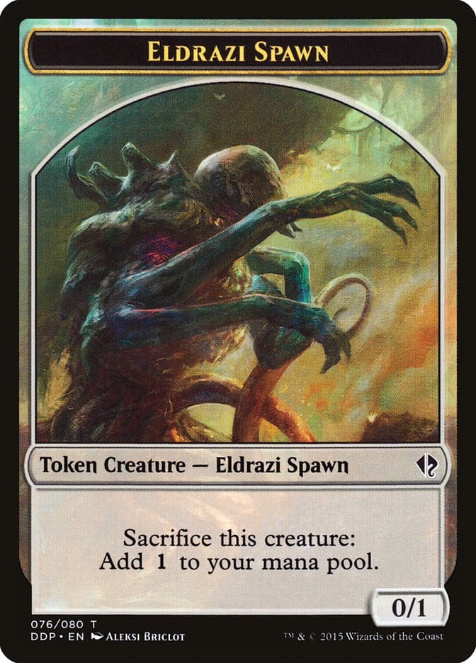 Eldrazi Spawn Token (076/080) [Duel Decks: Zendikar vs. Eldrazi] Magic: The Gathering