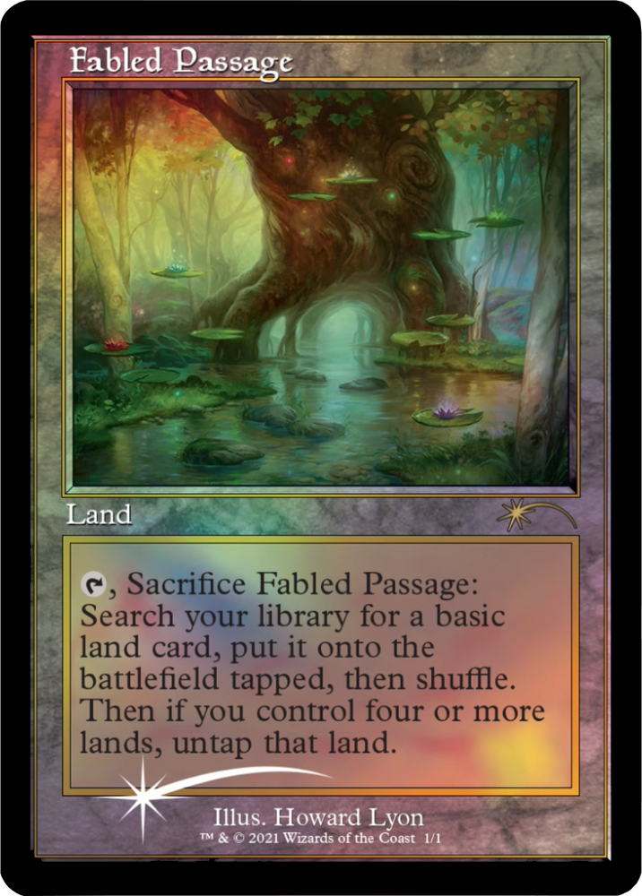 Fabled Passage (Promo) [Wizards Play Network 2021] Magic: The Gathering
