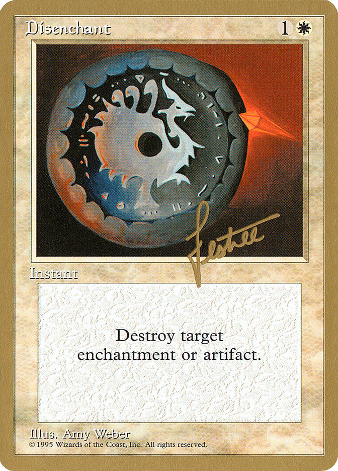 Disenchant (Bertrand Lestree) [Pro Tour Collector Set] Magic: The Gathering