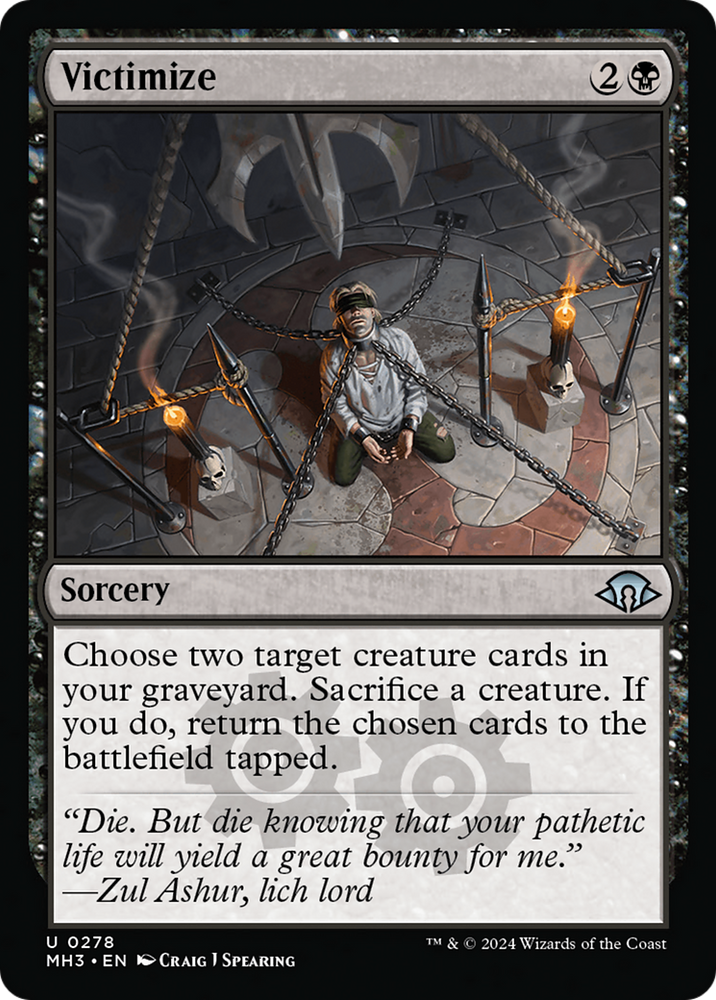 Victimize [Modern Horizons 3] Magic: The Gathering