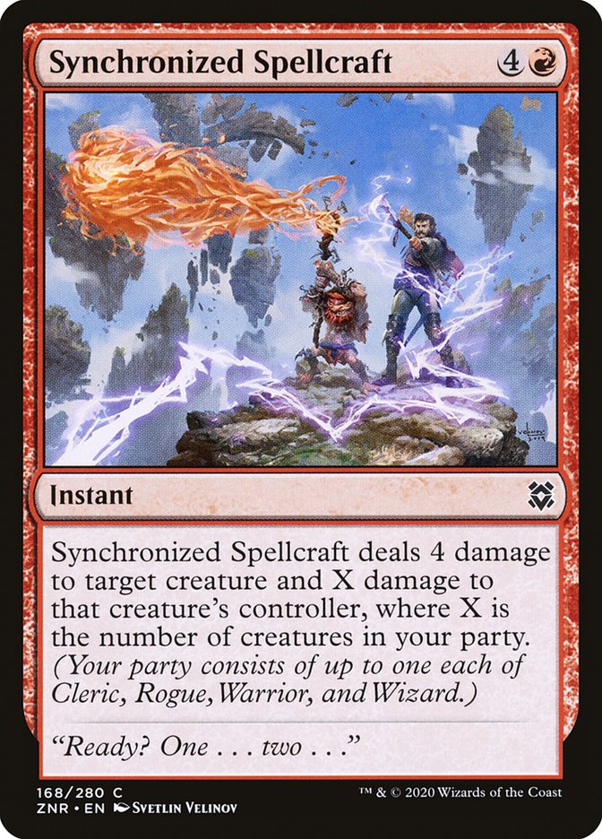 Synchronized Spellcraft [Zendikar Rising] Magic: The Gathering
