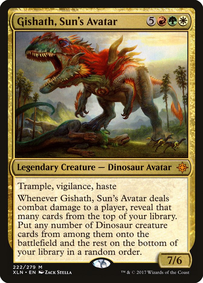 Gishath, Sun's Avatar [Ixalan] Magic: The Gathering