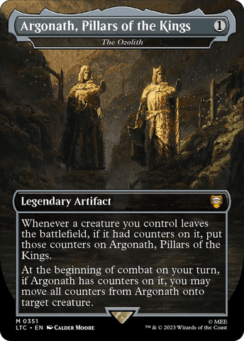 Argonath, Pillars of the Kings - The Ozolith (Surge Foil) [The Lord of the Rings: Tales of Middle-Earth Commander] Magic: The Gathering