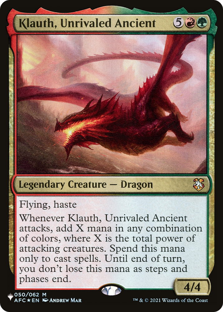 Klauth, Unrivaled Ancient [The List] Magic: The Gathering