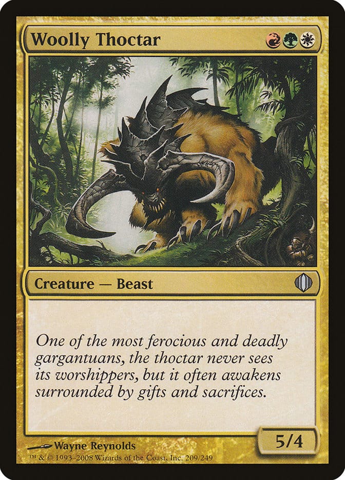 Woolly Thoctar [Shards of Alara] Magic: The Gathering