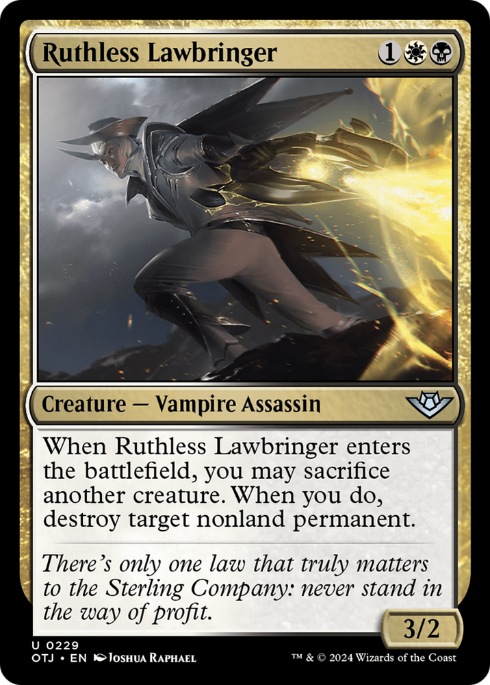 Ruthless Lawbringer [Outlaws of Thunder Junction] Magic: The Gathering