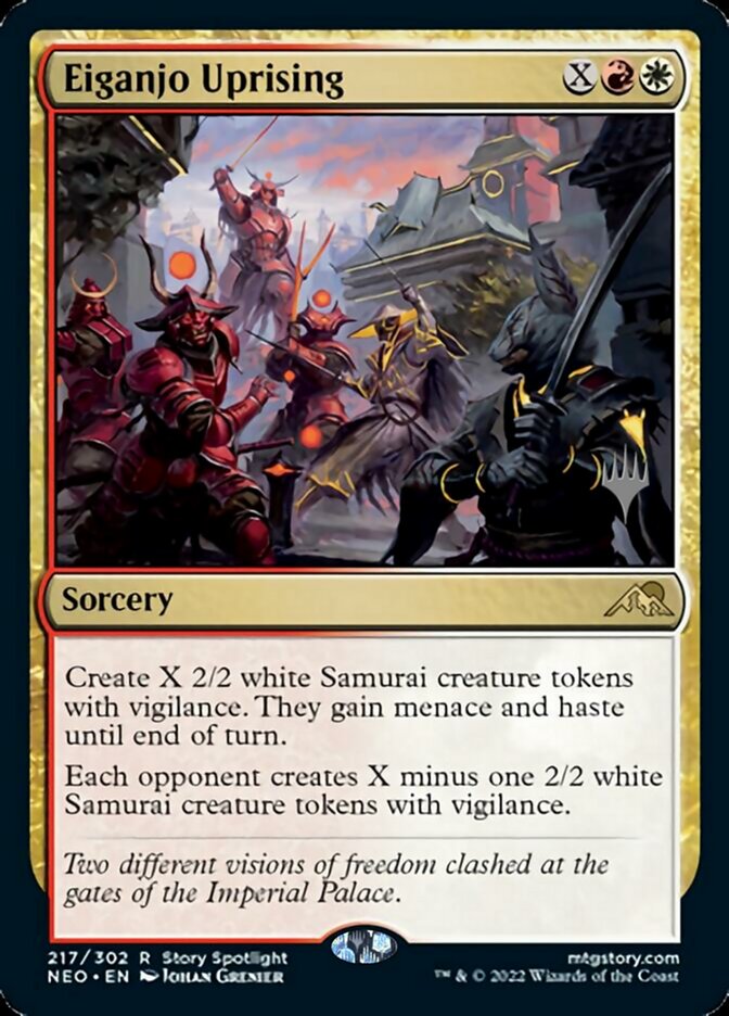 Eiganjo Uprising (Promo Pack) [Kamigawa: Neon Dynasty Promos] Magic: The Gathering