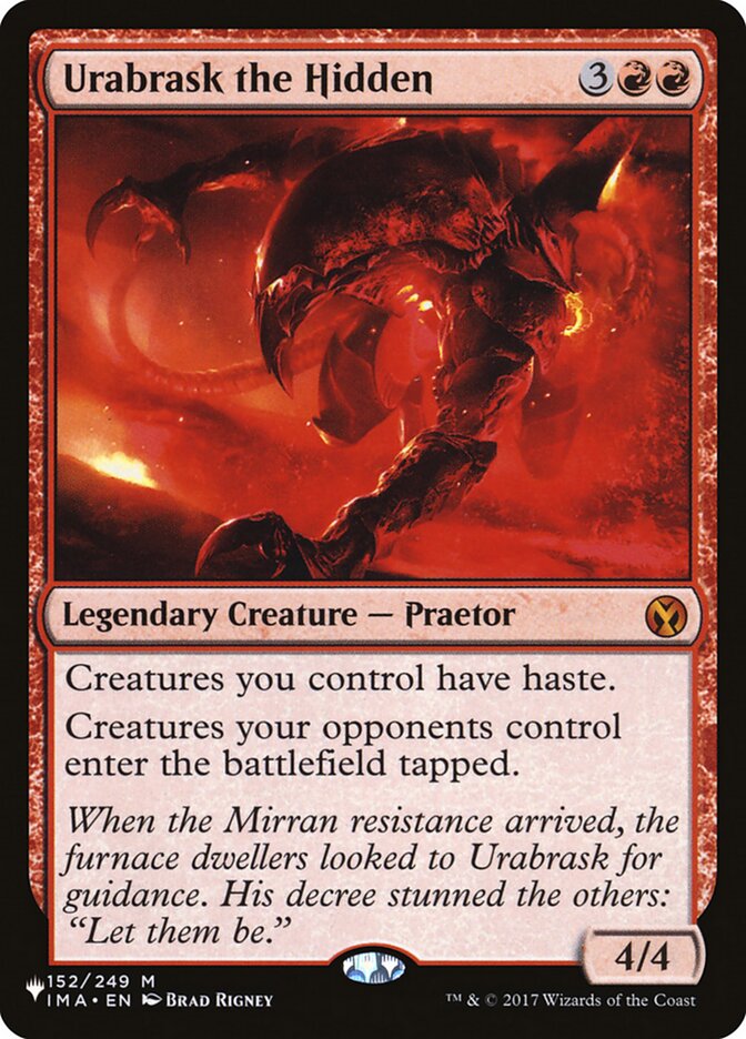 Urabrask the Hidden [The List] Magic: The Gathering