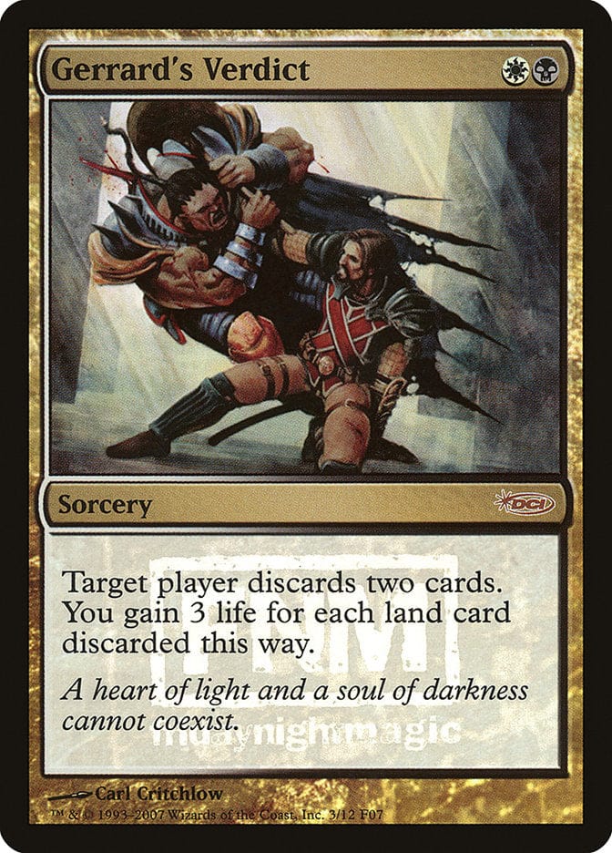 Gerrard's Verdict [Friday Night Magic 2007] Magic: The Gathering