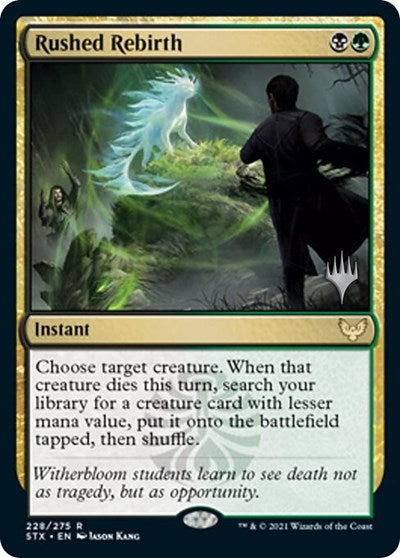 Rushed Rebirth (Promo Pack) [Strixhaven: School of Mages Promos] Magic: The Gathering