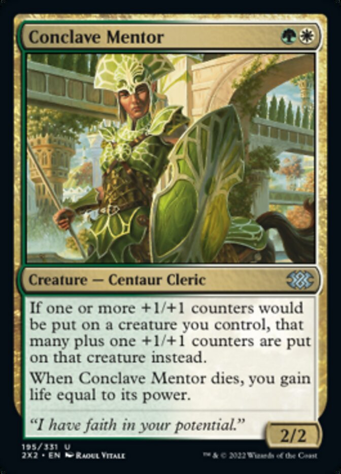 Conclave Mentor [Double Masters 2022] Magic: The Gathering