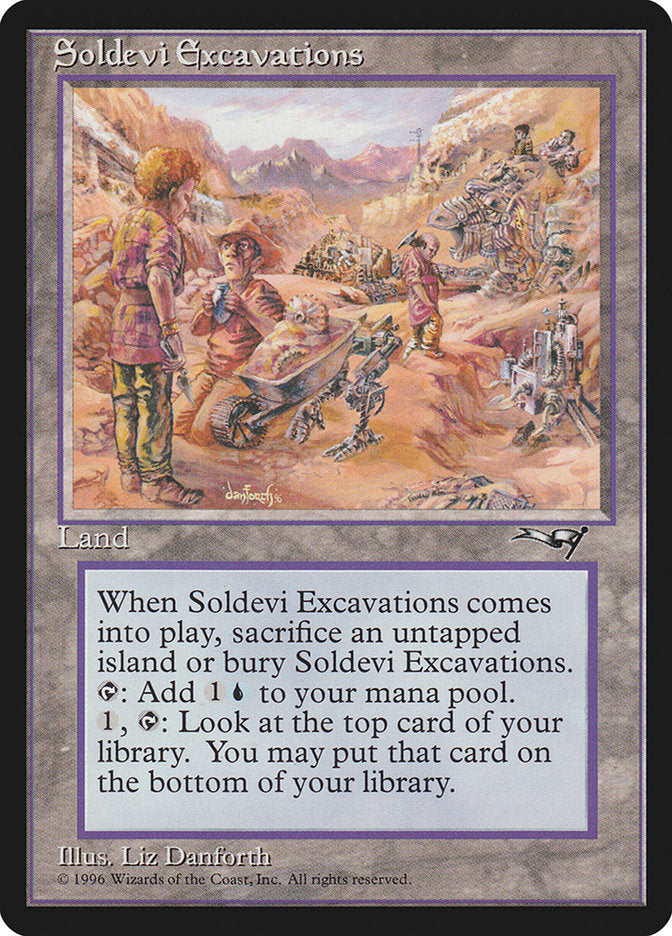 Soldevi Excavations [Alliances] Magic: The Gathering