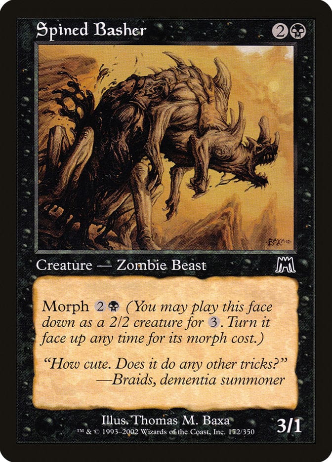Spined Basher [Onslaught] Magic: The Gathering
