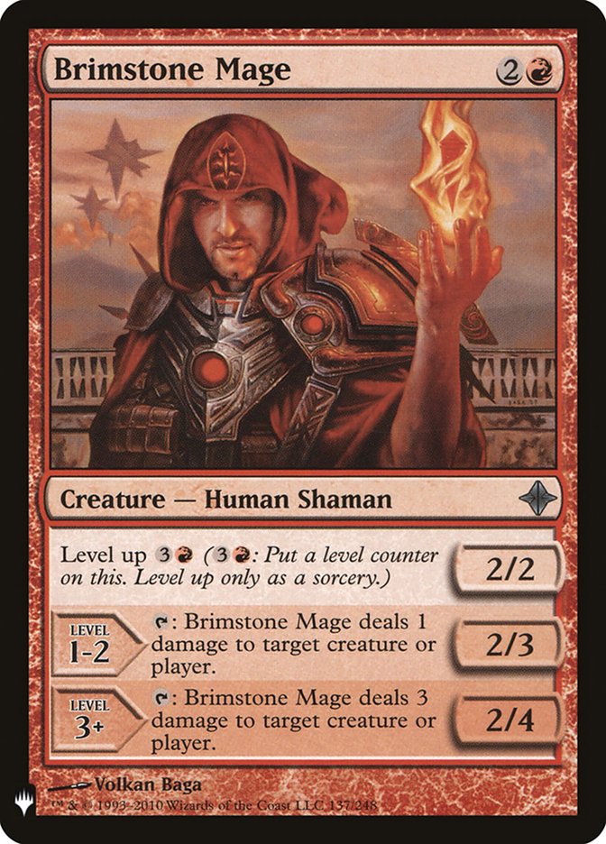 Brimstone Mage [Mystery Booster] Magic: The Gathering
