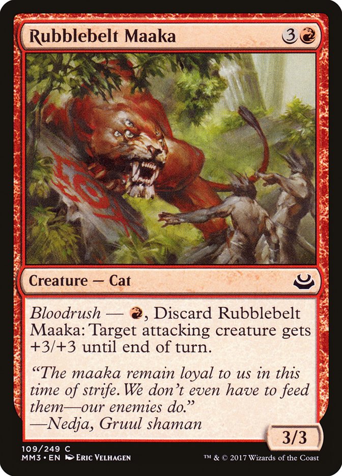 Rubblebelt Maaka [Modern Masters 2017] Magic: The Gathering