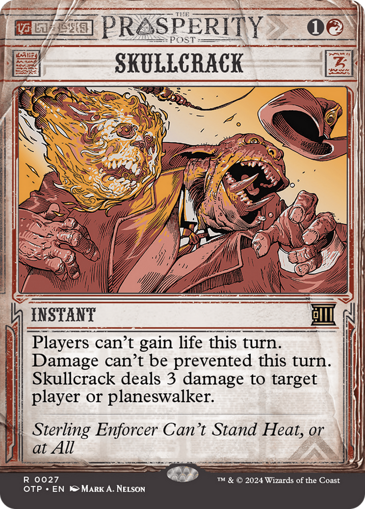 Skullcrack [Outlaws of Thunder Junction: Breaking News] Magic: The Gathering