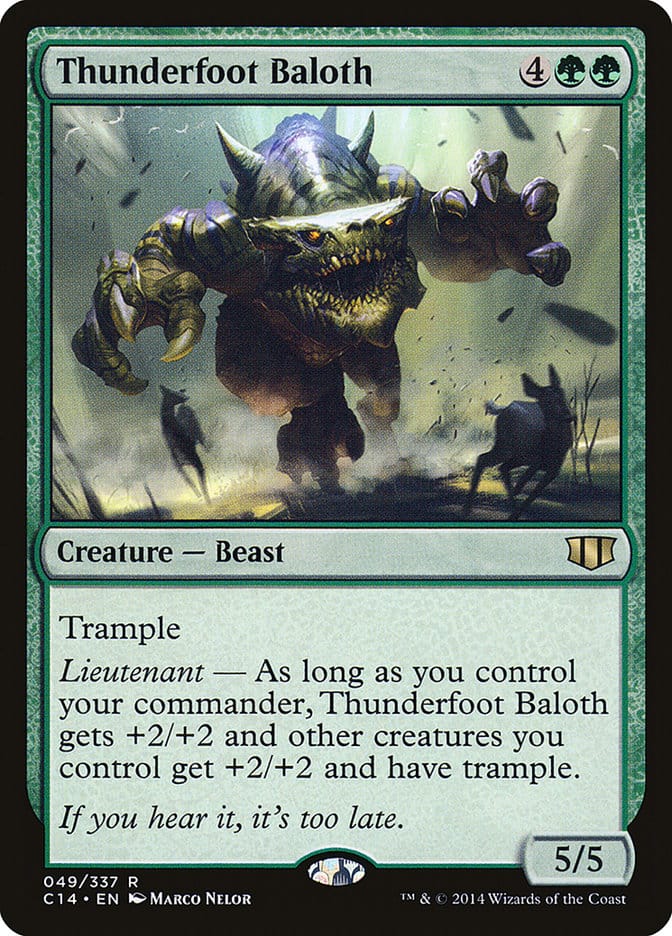 Thunderfoot Baloth [Commander 2014] Magic: The Gathering
