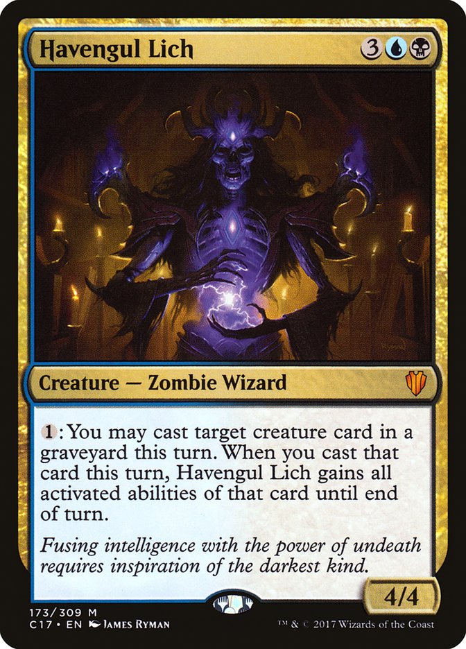 Havengul Lich [Commander 2017] Magic: The Gathering