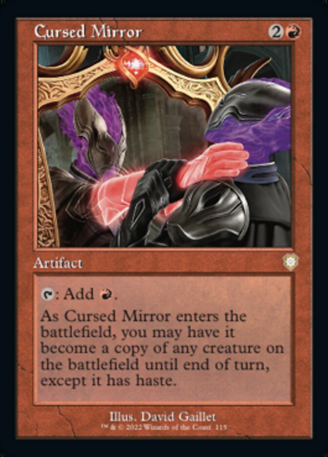 Cursed Mirror (Retro) [The Brothers' War Commander] Magic: The Gathering