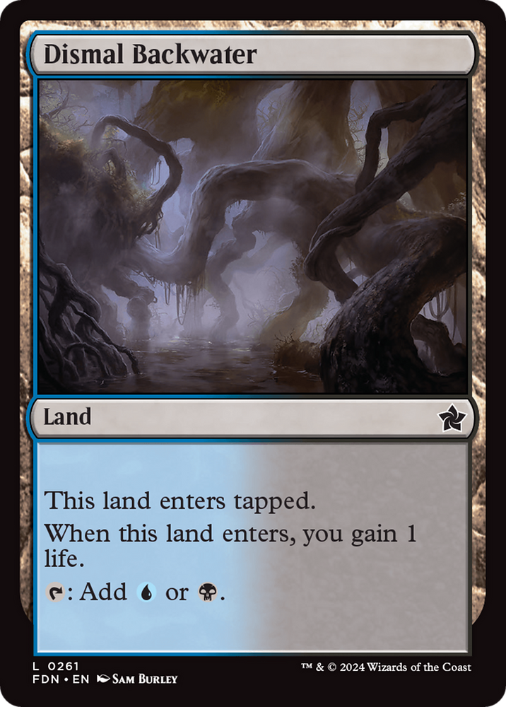 Dismal Backwater [Foundations] Magic: The Gathering