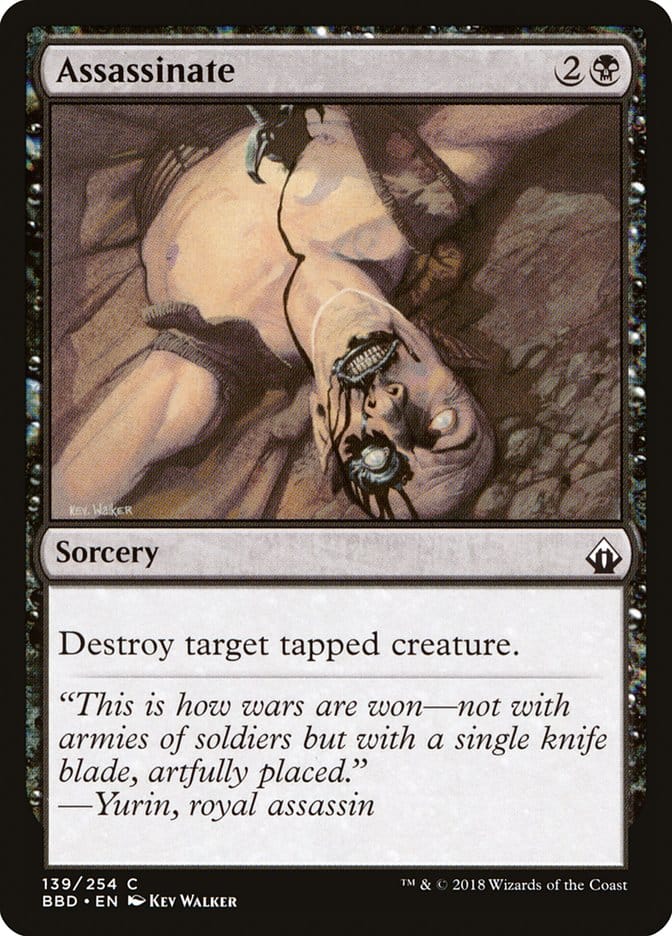Assassinate [Battlebond] Magic: The Gathering