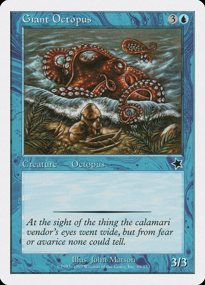 Giant Octopus [Starter 1999] Magic: The Gathering