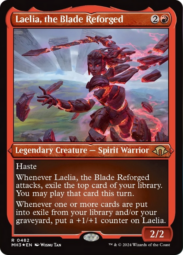Laelia, the Blade Reforged (Foil Etched) [Modern Horizons 3] Magic: The Gathering