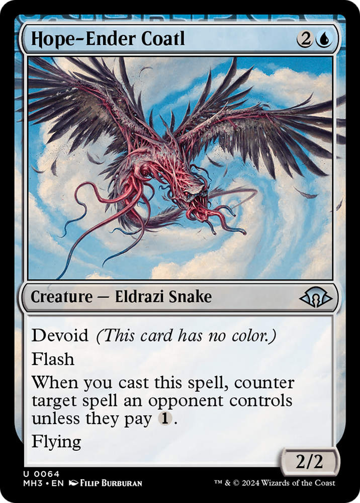 Hope-Ender Coatl [Modern Horizons 3] Magic: The Gathering
