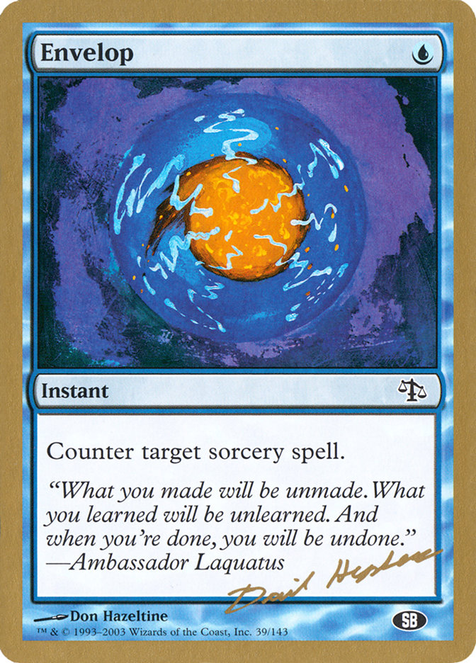 Envelop (Dave Humpherys) (SB) [World Championship Decks 2003] Magic: The Gathering