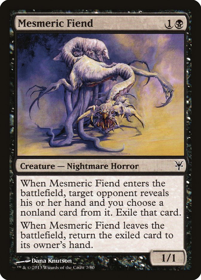 Mesmeric Fiend [Duel Decks: Sorin vs. Tibalt] Magic: The Gathering