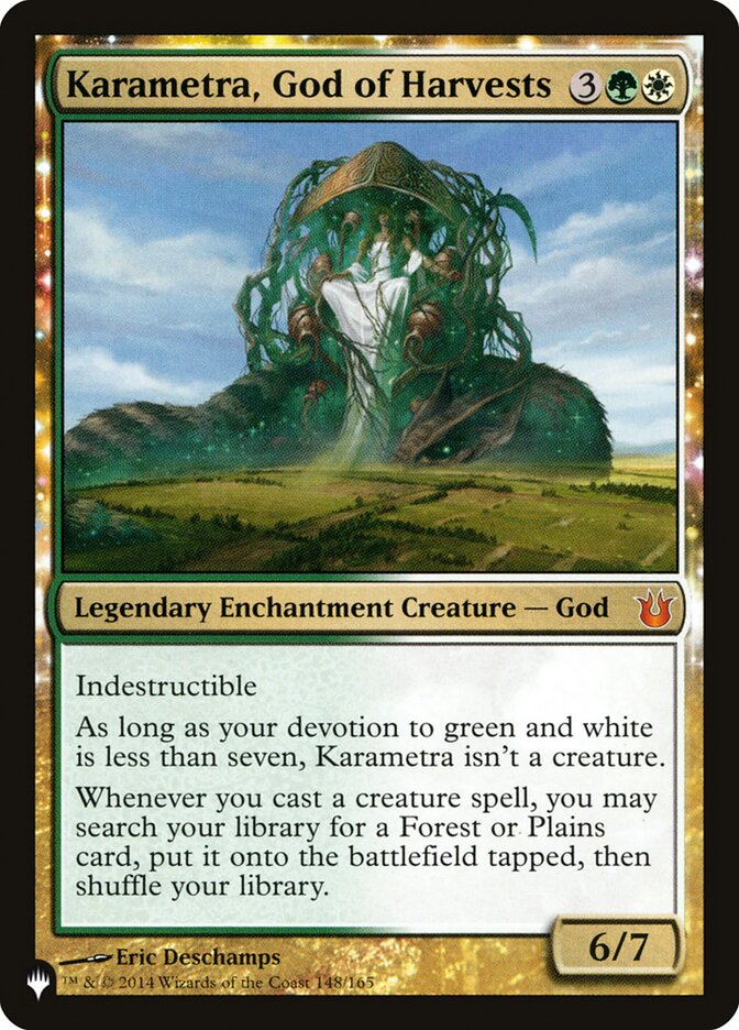 Karametra, God of Harvests [The List] Magic: The Gathering