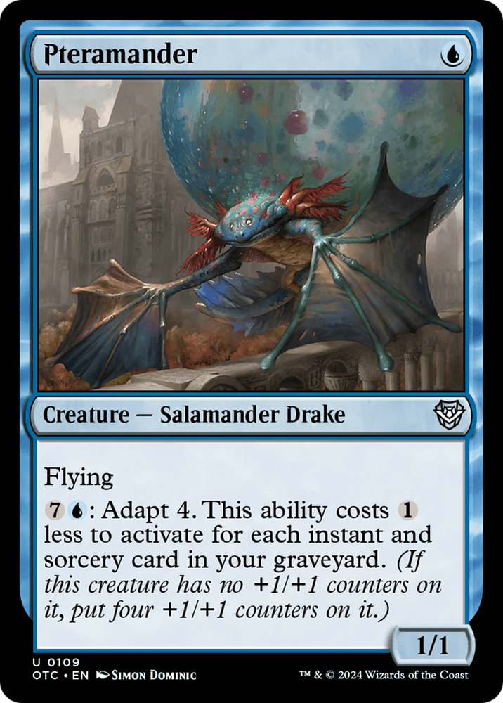 Pteramander [Outlaws of Thunder Junction Commander] Magic: The Gathering
